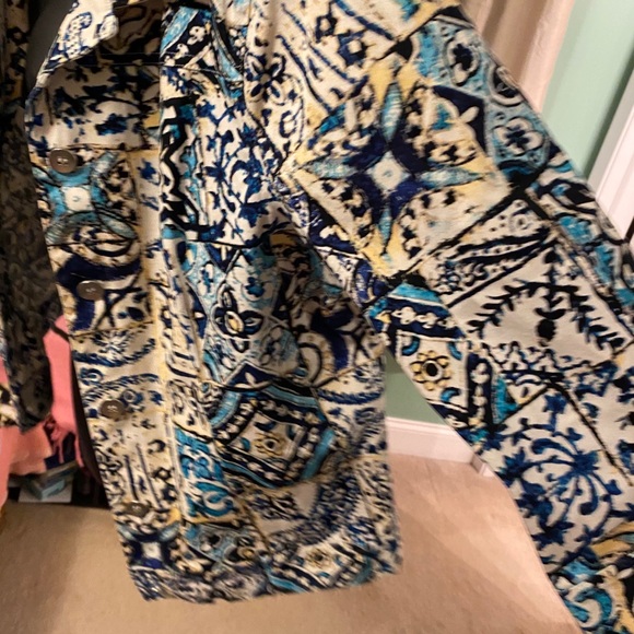 Chico’s summer blazer size 2 - Picture 3 of 8